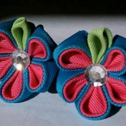 Kanzashi Flower Hair Bow